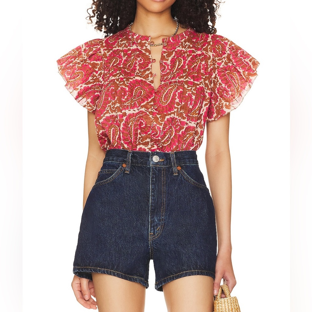 NWT Cleobella Calla Blouse Aurora
